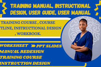 training manual, training course, instruction manual, workbook, user manual