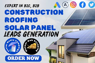 generate construction plumbing roofing solar panel flooring home builders leads