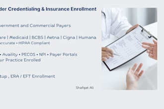 do provider enrollment, credentialing, and contracting