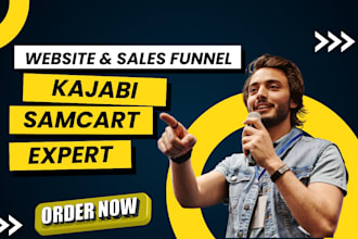 kajabi website, samcart sales funnel, kajabi checkout page, kajabi sale funnel