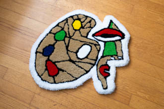make a custom tufted rug