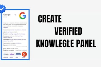 create verified google knowledge panel for both personal and business panel