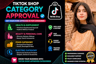 approve tiktok shop category and unlock restricted categories tiktok shop