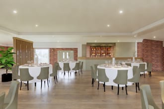 create photorealistic restaurant and cafe interior rendering