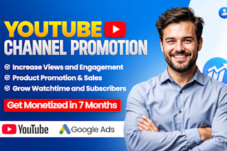promote youtube channel for marketing and monetization