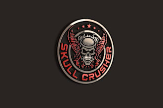 design professional army, military, sports, gym, skull logo