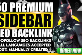 do high da 50 sidebar blogroll homepage dofollow seo
