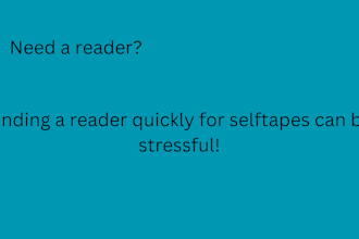assist with self tape auditions as a reader