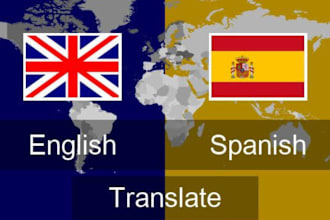 do professional manual translate form english to spanish within 24 hours
