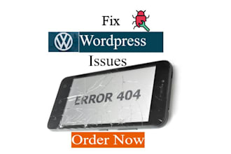 fix wordpress issues, bug, error or any problems