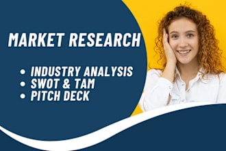 do professional market research, competitor analysis and business plan