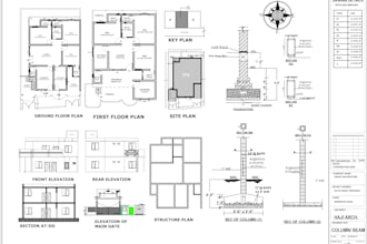 redraw permit architecture houseplan drawing in revit
