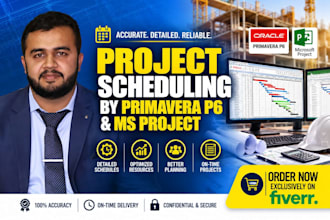 do construction scheduling using primavera p6 and ms project