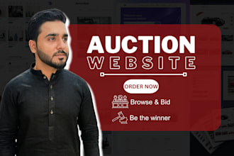 design a high converting auction website