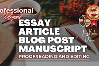 professionally edit and proofread your essay or manuscript