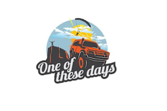 make an adventure, travel outdoor, nature, camp logo