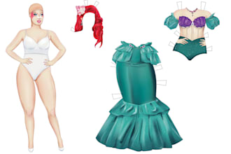 high quality paper dolls for business and  personal use