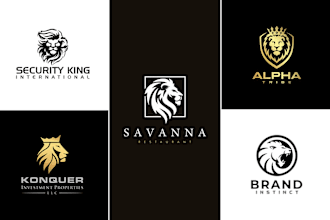 do lion logo, cat, dog, wolf, horse, birds, and all animal design in 24 hours