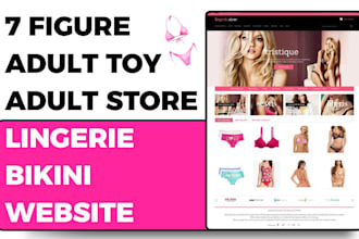 design adult toy store adult store lingerie website bikini dropshipping store