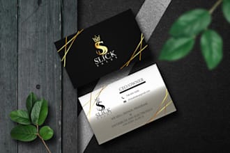 minimal luxury professional business card visiting card loyalty card