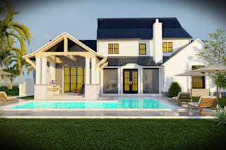 create realistic 3d rendering and 2d floor plan