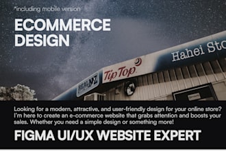 do modern clean figma  UI UX ecommerce design