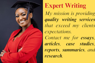 entrepreneurship essays, organization behavior paper, and business writing