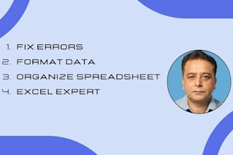 clean, format and organize your excel spreadsheet