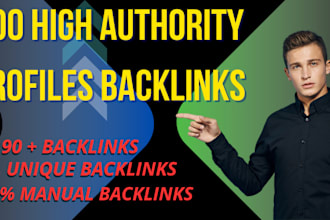 create 200 contextual profile backlinks for google ranking