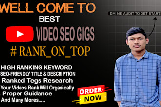 do your youtube video SEO for top ranking
