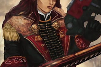 draw your dnd,video game,oc,fantasy character, and dnd group