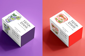 design any type of packaging and label design for you