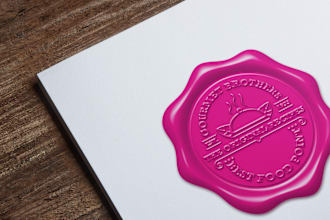 wax seal  ,rubber and gold stamps in 24 hours