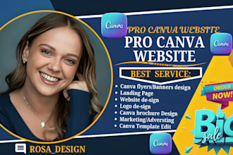 design canva website canva landing page website design landing page in canva pro