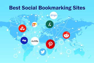 manually 100 social bookmarking sites for your website ranking