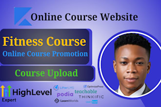 kajabi website, online course, landing page, course creation ghl expert podia