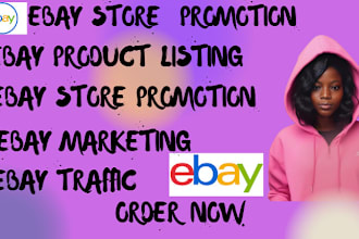 do ebay product listing promotion and SEO optimization