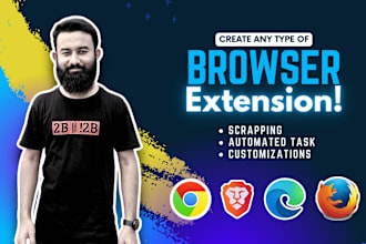 create, modify and fix custom chrome browser extensions or plugins as your need