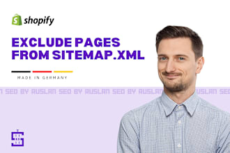 deliver a method for removing pages from shopify sitemap xml