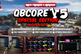provide premium fivem qbcore server