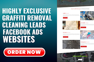 generate highly converting cleaning leads graffiti removal lead cleaning website