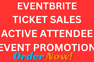 boost event ticket sales for event promotion via eventbrite promotion