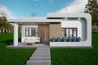 create sketchup 3d model and interior or exterior rendering