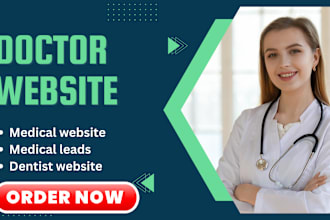 design a responsive chiropractic website with SEO and lead capture form