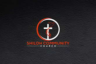 do christian religious ministry church minimalist logo design in 18hrs