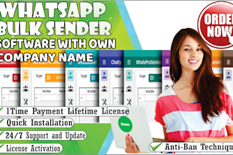 create whatsapp bulk marketing software with your brand name