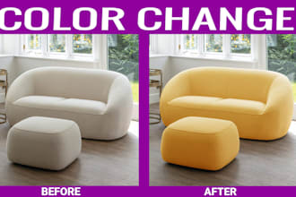color change dresses, clothes, and products with photoshop