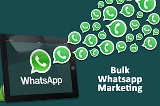 do bulk whatsapp marketing service