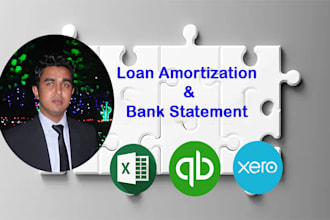 do loan amortization, bank statements, mortgage