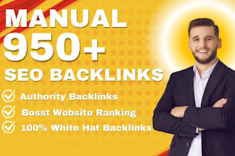 do monthly off page SEO with manual link building and contextual links